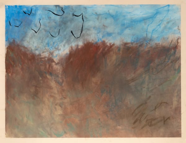 Chris Viau, Untitled (Crows over Field), n.d.