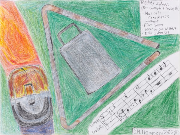 Dave Thompson, Triangle & 2 Cowbells, 2020