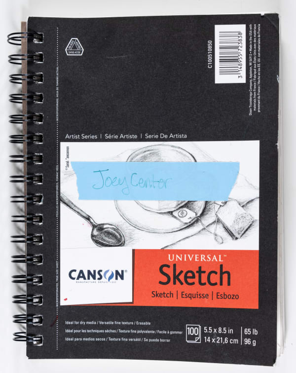 Joey Center, Sketchbook, n.d.