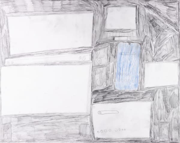 Joey Center, TV Guitar Collage , 2024