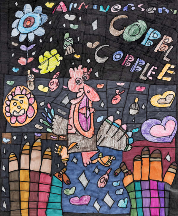 Maria Vanik, Gobble Gobble Rainbow Colors, 2024