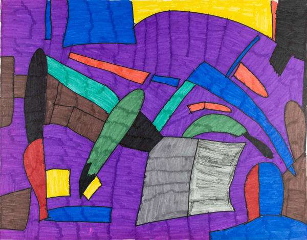 Maria Vanik, Green and Blue Plant 1987, 2021