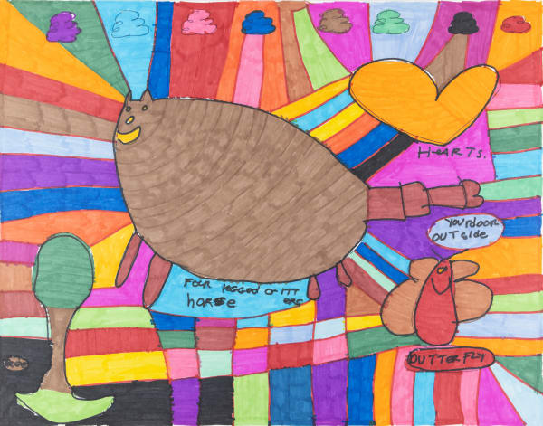 Maria Vanik, Four Legged Critters Horse, 2021