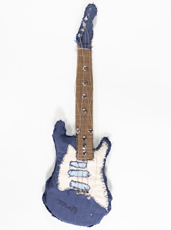 Joey Center, Untitled (Plush Guiltar), 2023