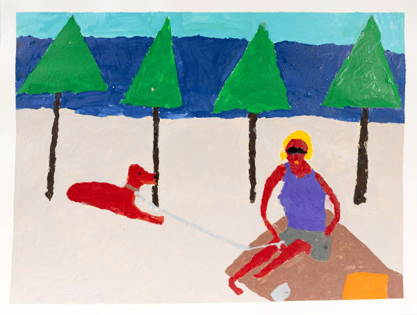 Chris Austin, Untitled (It was really hot from reading), 2023