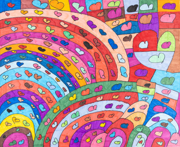 Maria Vanik, Shapes Rainbow, n.d.