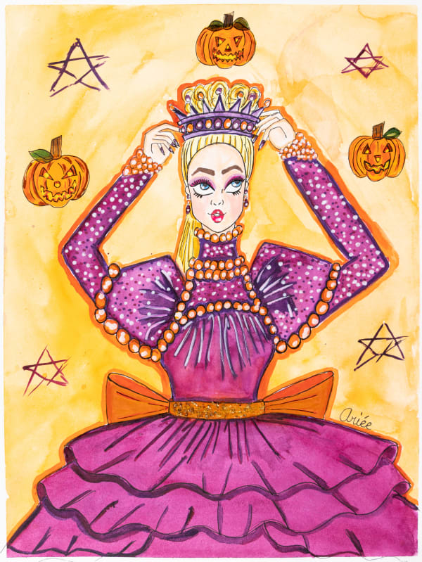 Ariée, Barbie Pink as Queen of Halloween, 2024