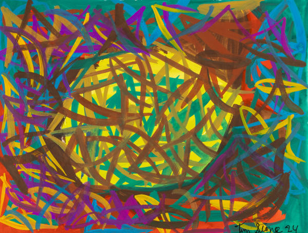 Tim Stone, The Party is at the Street of Oak Park Ave, 2024