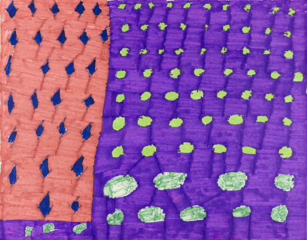 Maria Vanik, American Flag Diamond Circle , 2018