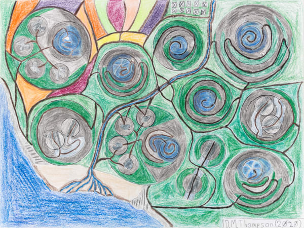 Dave Thompson, Topographic Map of an Imaginary Land, 2020