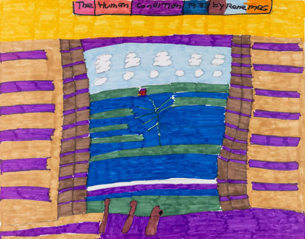 Maria Vanik, The Human Condition by Rene Meg 1933, 2021