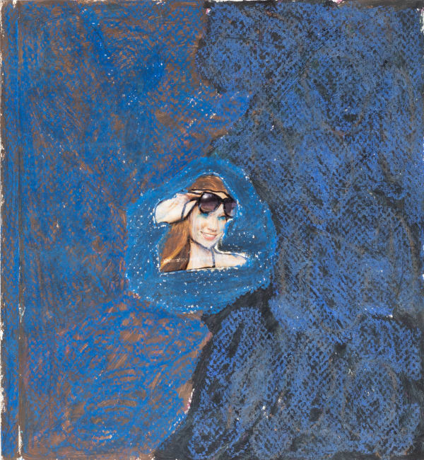 Veronica "Ronnie" Cuculich, Untitled [Blue Sunglasses Woman], n.d.