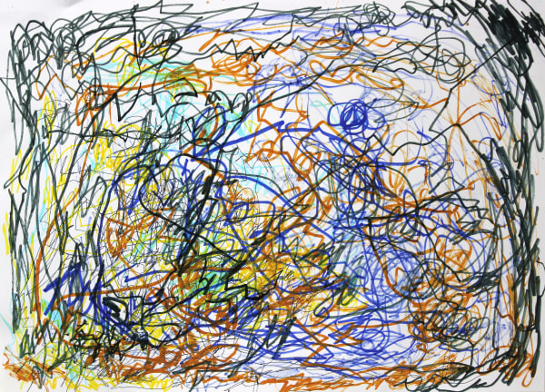 Sam Filicky, Colorful Lines (Cracks), 2022