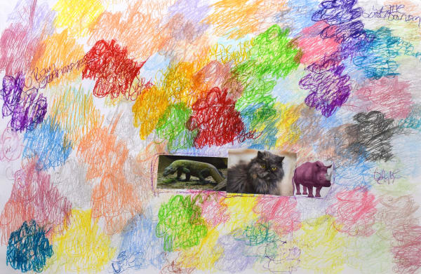 Lawrence M., Green Komodo Dragon, 2022