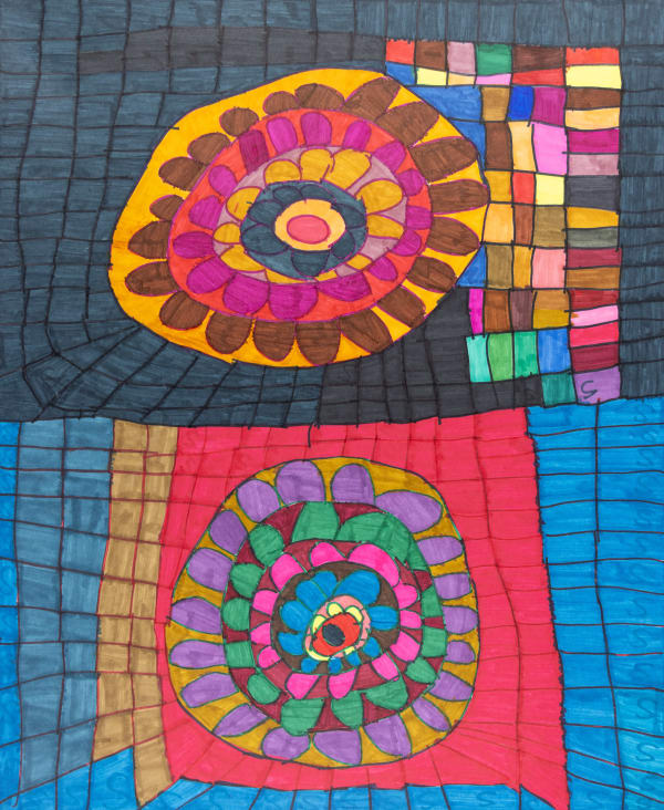 Maria Vanik, Flowers and Colors Rainbow Colors, 2024