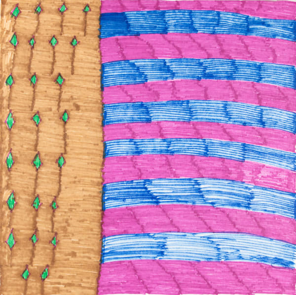 Maria Vanik, Diamonds and Stripes , 2018