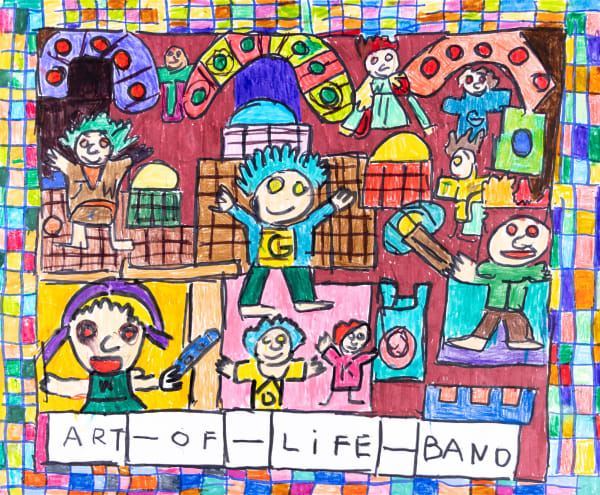 David Krueger, Untitled (Arts of Life Band), n.d.