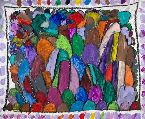 Marcus Imani Kennedy, Art Design Pattern and Dots, 2021