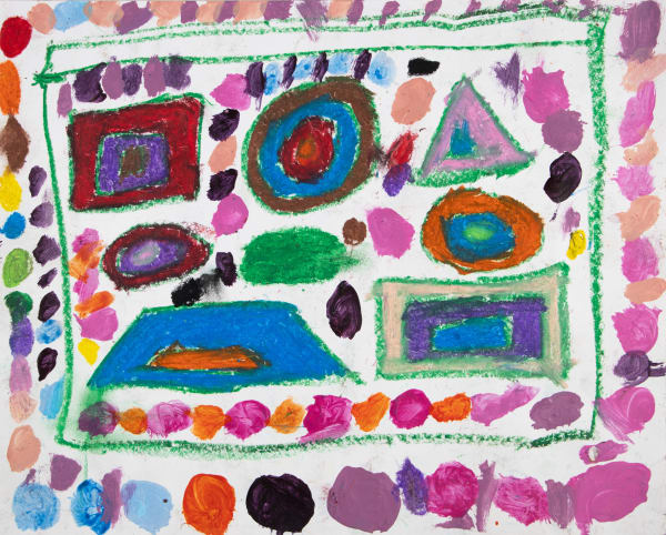 Marcus Imani Kennedy, Shapes Inside Shapes Square Circle Triangle Rectangle, 2021