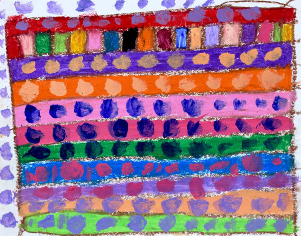 Marcus Imani Kennedy, Art Design Circles Dots, 2021