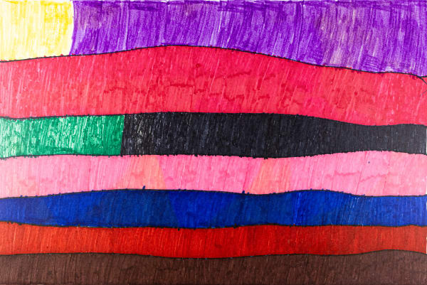 Maria Vanik, 2 Flag America, n.d.