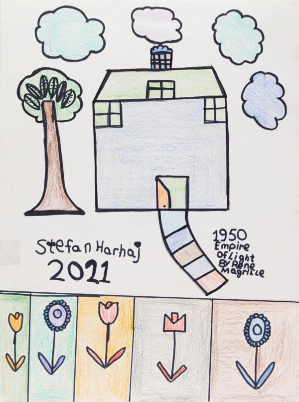 Stefan Harhaj, 1950 Empire of Light by Rene Magritte, 2021