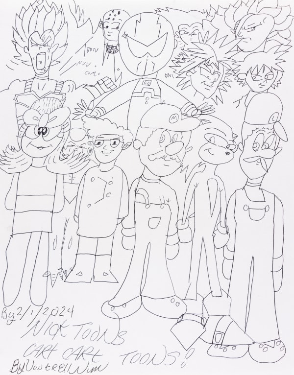 Vontrell Nunn, Nick Toons Cart Cart Toons! , 2024