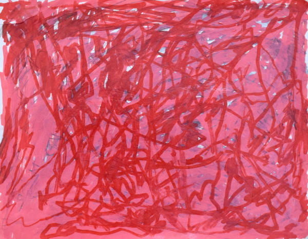 Sam Filicky, Marker with Graphite , 2022