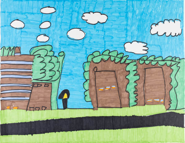 Maria Vanik, Empire of Light 1950 by Rene Magritte, 2021