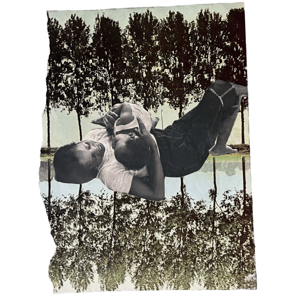 Melissa McClung, Mother Reclining with Child, 2025