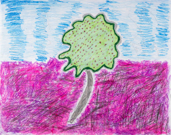 Marcelo Aguilar, Palm Tree Blown Away, 2023