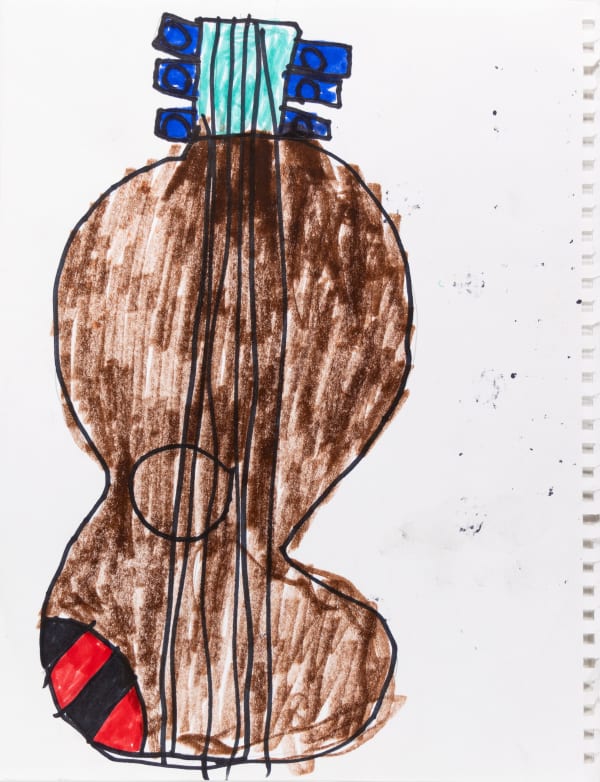 Joey Center, Untitled (Acoustic Guitar), 2021