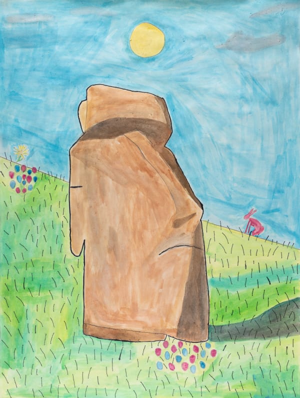Jack O'Sullivan, Easter Island Head a Eggs, 2018