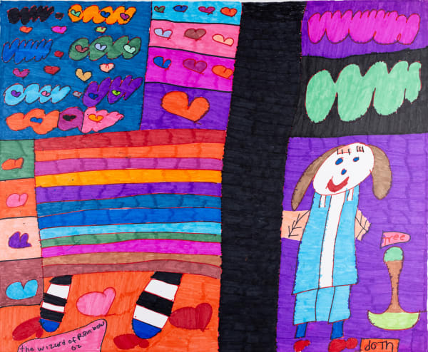 Maria Vanik, The Wizard of Oz, Heart, Rainbow, Tree, Dorthy, n.d.