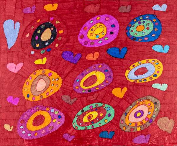 Maria Vanik, Donuts Rainbow Virus, 2021