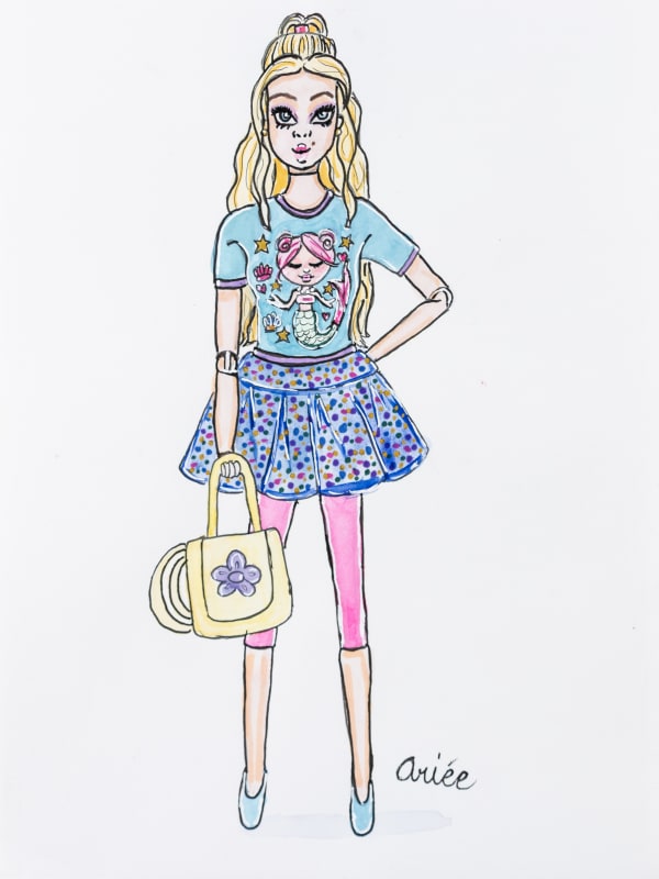 Ariée, Barbie Pink Dress Up in Mermaid Style Outfit, 2025