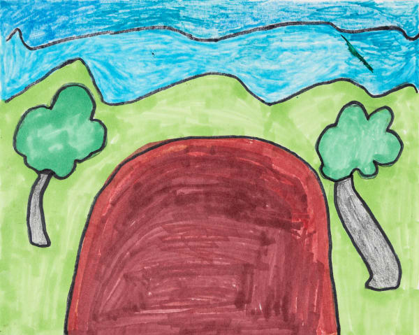 Marcelo Aguilar, Clover over the Mountain, 2023