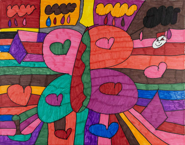 Maria Vanik, Butterfly Rainbow, 2021