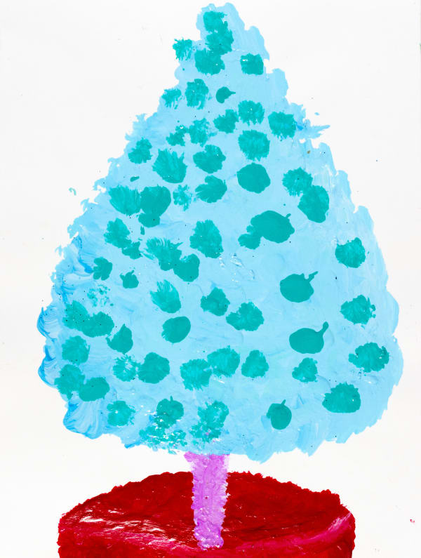 Isamu Guy Conners, Light Blue Candle, 2019