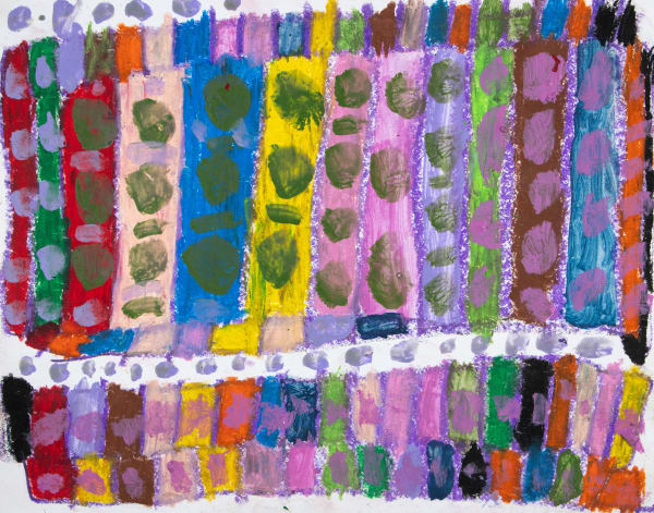 Marcus Imani Kennedy, Rainbow Art Design Dots, 2021