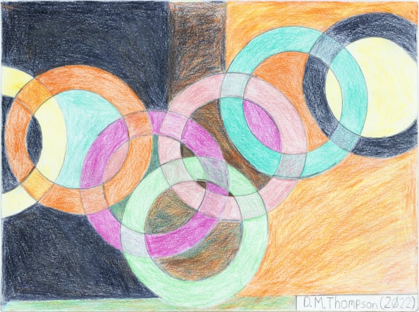 Dave Thompson, 7 Color Series: Stop Motion Bounce, 2022