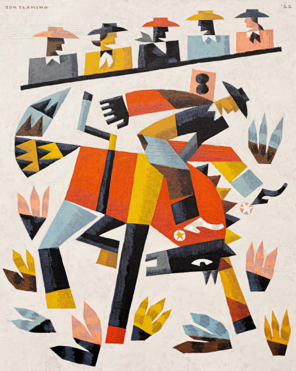 Jon Flaming, Bronc Rider, 2023