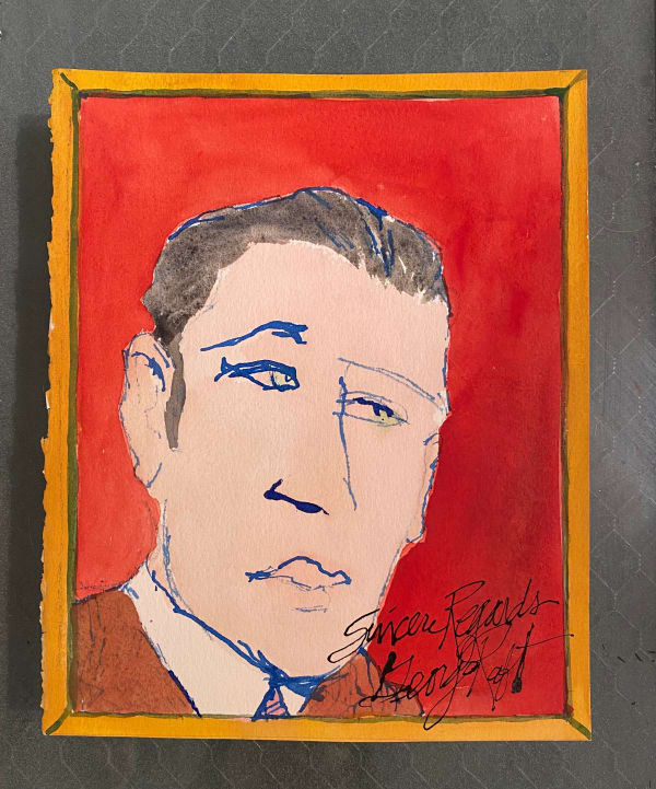 Linda and Ed Blackburn, Sincere Regards, George Raft