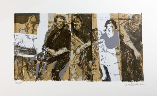 Ron Tomlinson, Border Lines (Variation VI), 2017