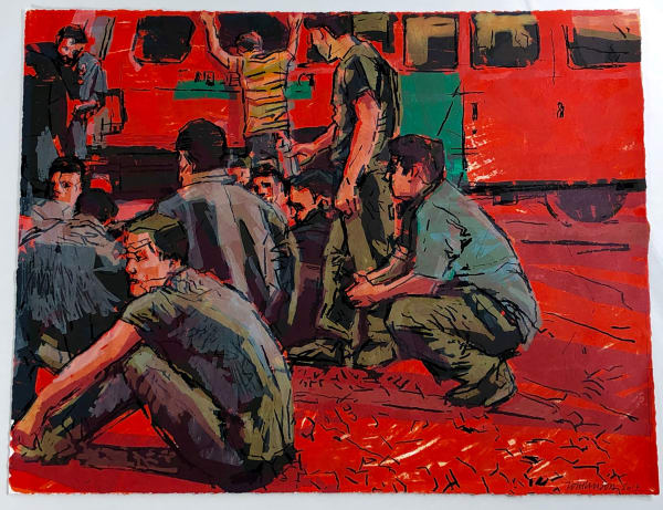Ron Tomlinson, Reynosa (Red), 2017