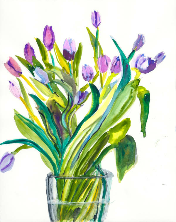 Carroll Swenson-Roberts, Fresh Tulips , 2022