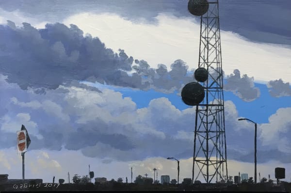 Pat Gabriel, Sky and Tower, 2017