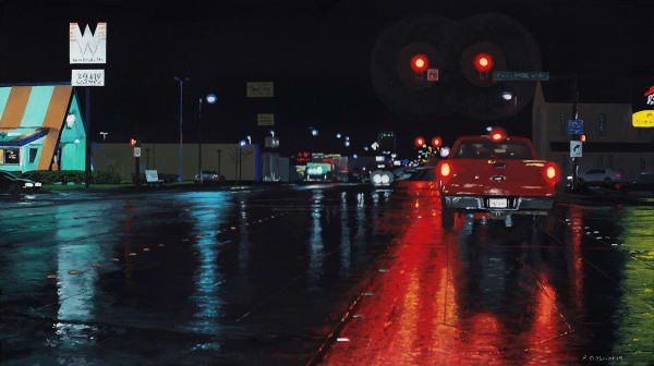 Pat Gabriel, West on West Berry, 2019