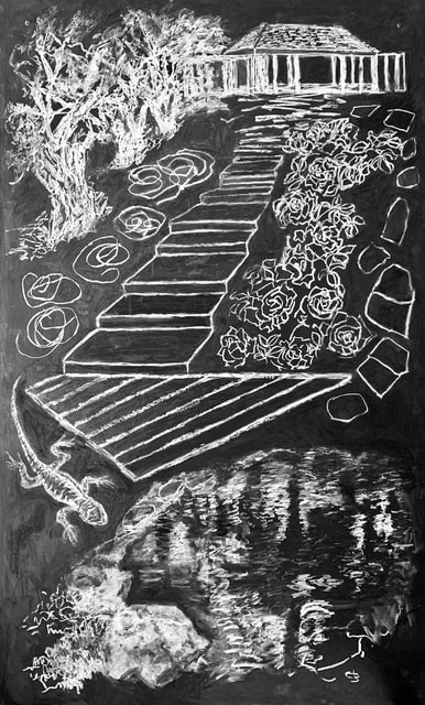 Carol Benson, Rose Garden, 2020