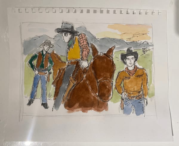 Linda Blackburn, Untitled Sketch No.6